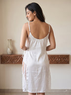 The Bare Side Midi Slip Dress