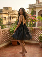 The Backless Adjustable Cami Dress — Mini