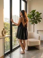 The Backless Adjustable Cami Dress — Mini