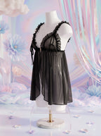 The Peek-a-Boo Sheer Babydoll