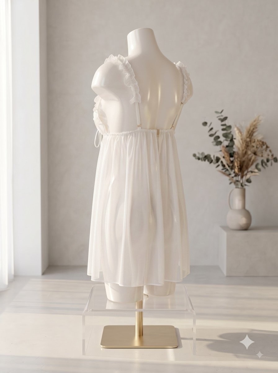 The Peek-a-Boo Sheer Babydoll