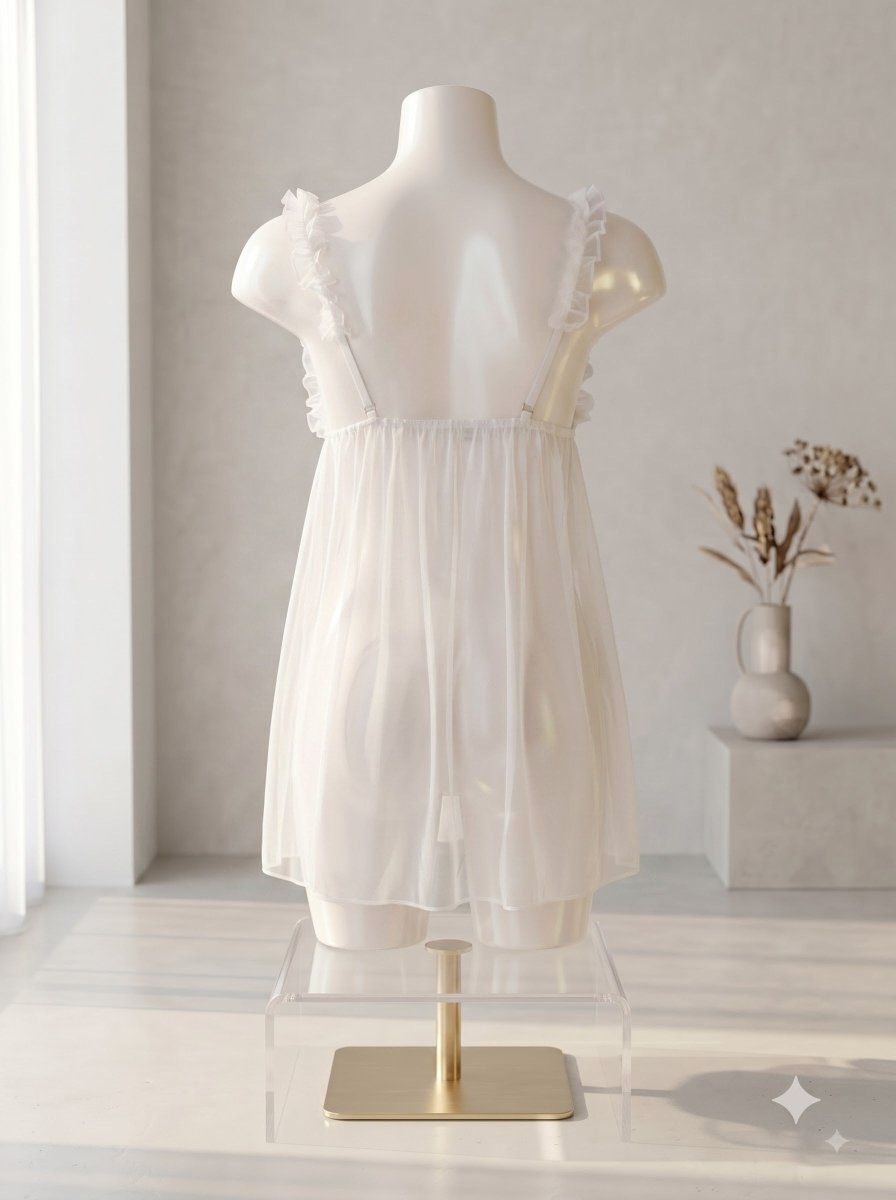 The Peek-a-Boo Sheer Babydoll