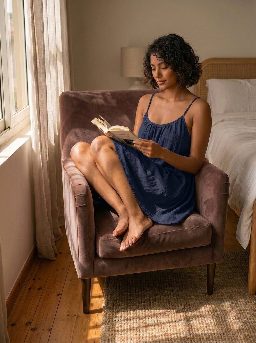 The Backless Adjustable Cami Dress — Mini