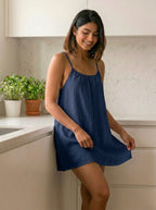 The Backless Adjustable Cami Dress — Mini