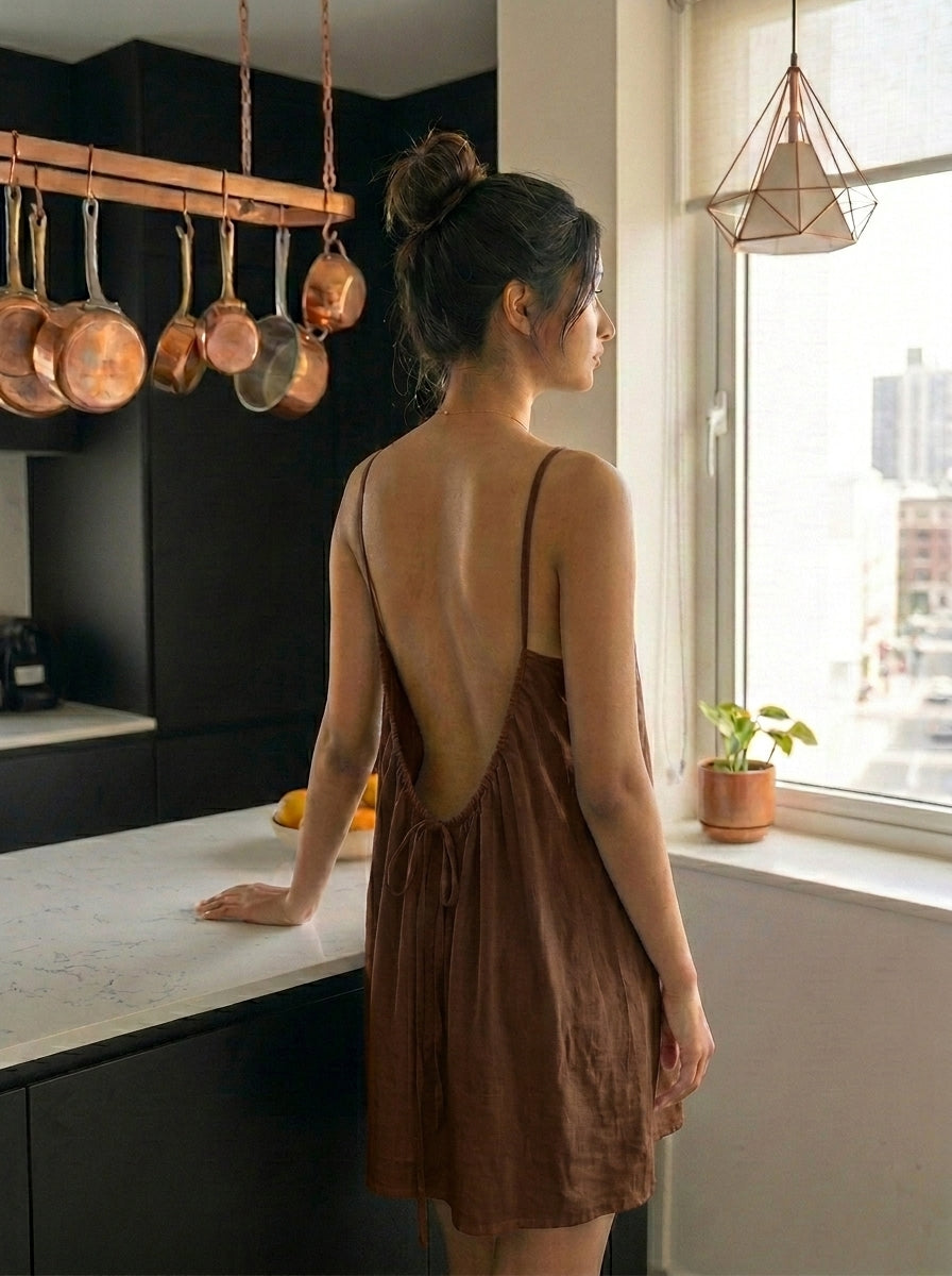 The Backless Adjustable Cami Dress