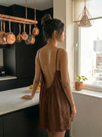 The Backless Adjustable Cami Dress — Mini