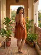 The Backless Adjustable Cami Dress — Mini