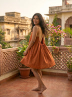 The Backless Adjustable Cami Dress — Mini