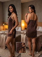 The Knot Slip Mini Dress