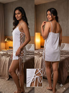 The Knot Slip Mini Dress