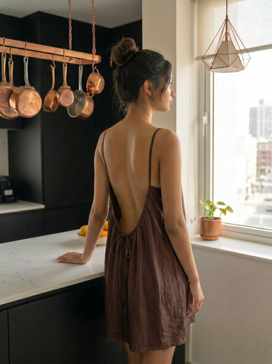 The Backless Adjustable Cami Dress