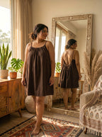 The Backless Adjustable Cami Dress — Mini