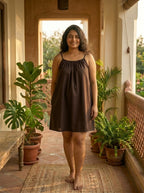 The Backless Adjustable Cami Dress — Mini