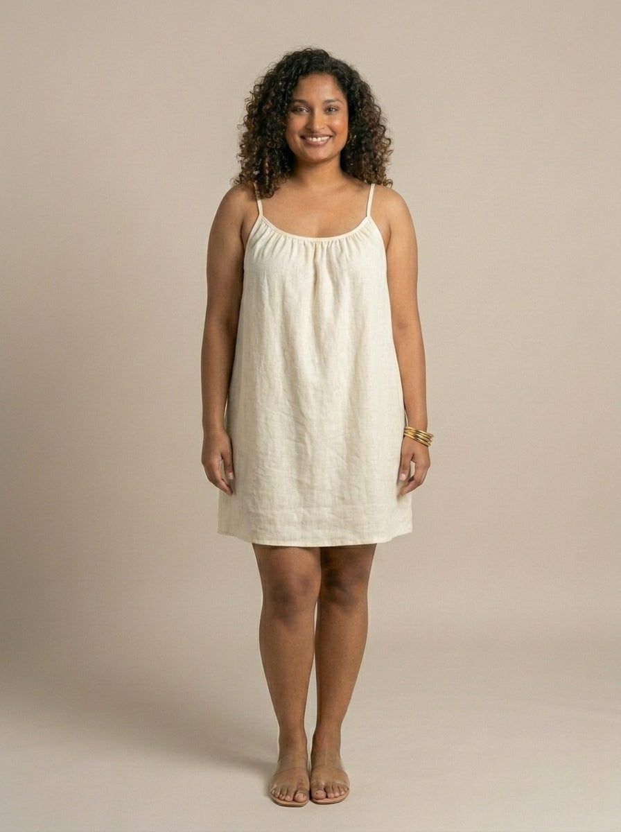The Backless Adjustable Cami Dress — Mini