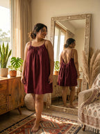The Backless Adjustable Cami Dress — Mini