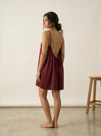 The Backless Adjustable Cami Dress — Mini