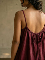 The Backless Adjustable Cami Dress — Mini