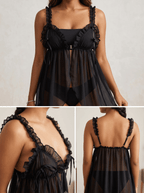 The Peek-a-Boo Sheer Babydoll