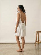 The Backless Adjustable Cami Dress — Mini