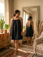The Backless Adjustable Cami Dress — Mini
