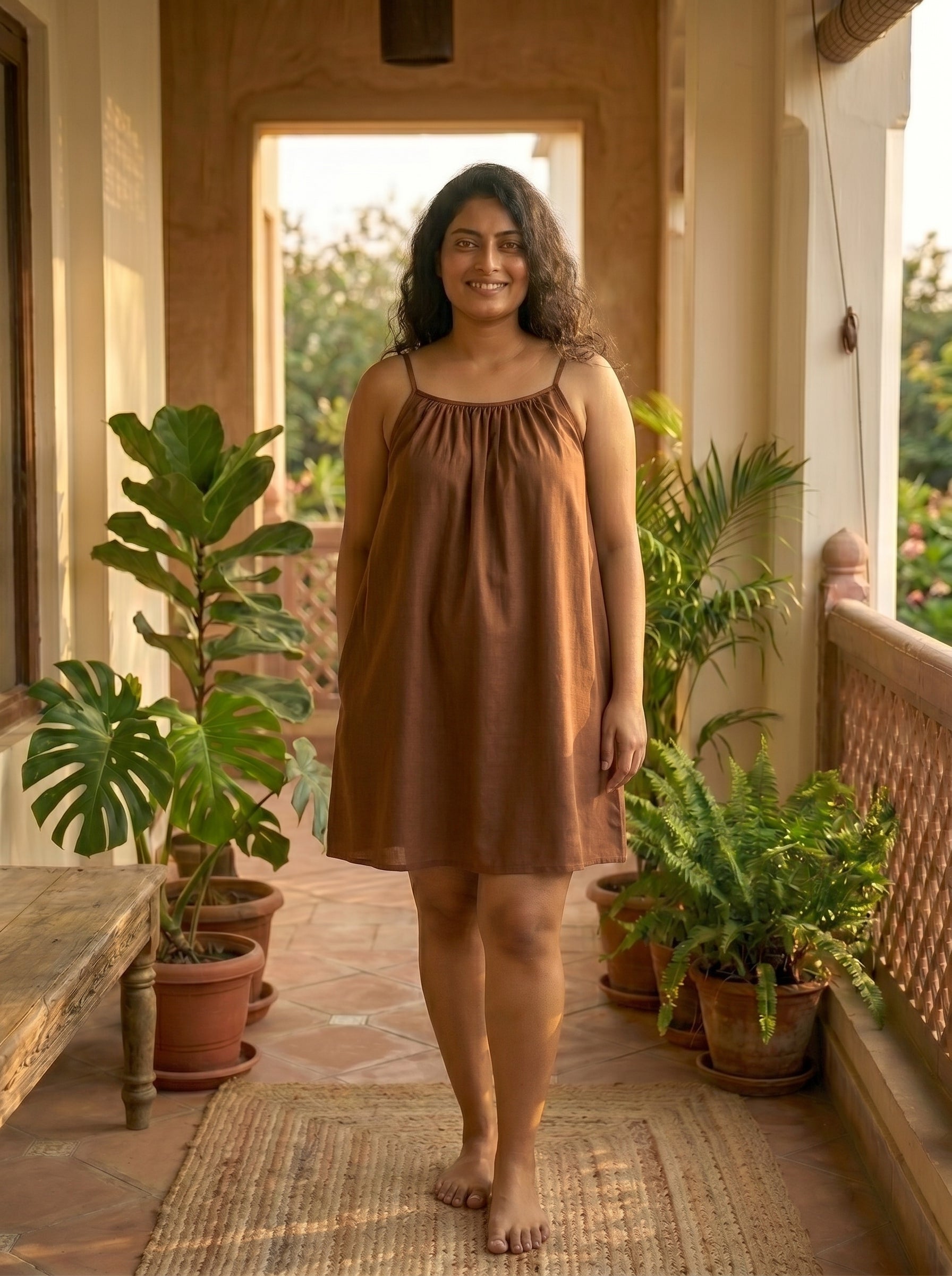 The Backless Adjustable Cami Dress — Mini