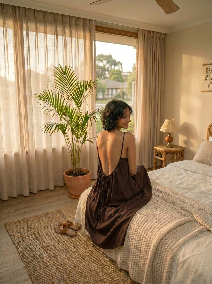 The Backless Adjustable Cami Dress