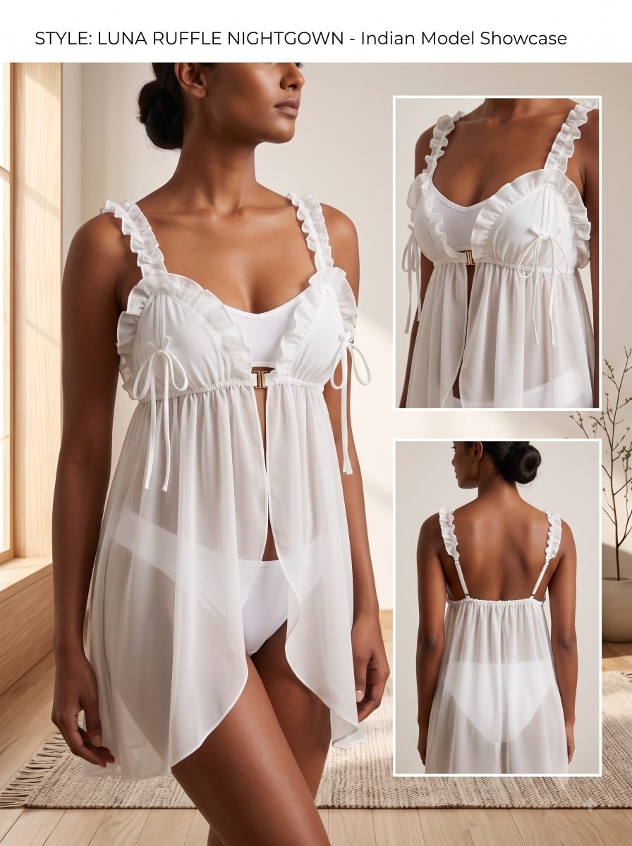 The Peek-a-Boo Sheer Babydoll