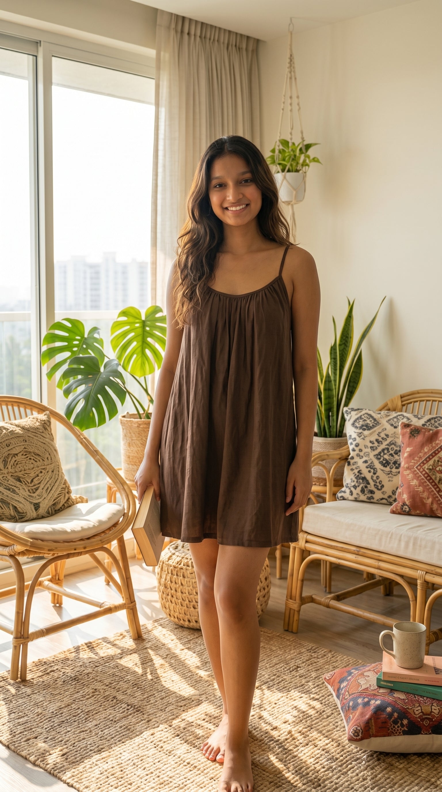 The Backless Adjustable Cami Dress — Mini