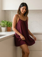 The Backless Adjustable Cami Dress — Mini